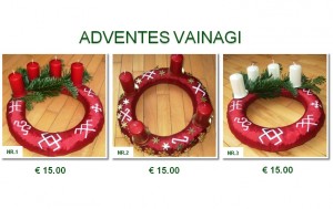 Adventes vainagi