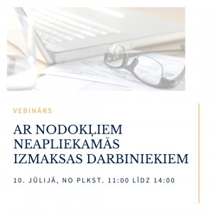 “Ar nodokļiem neapliekamās izmaksas darbiniekiem.”