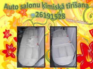 Auto salonu ķīmiskā tīrīšana