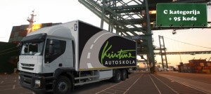 C kategorija + 95. kods, nodarbību sākums 07.09.2015.