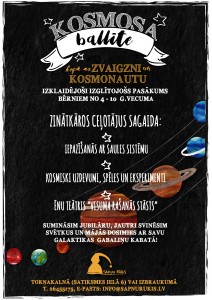 Kosmosa ballīte bērniem