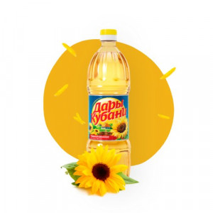 Масло подсолнечное ТМ Дары Кубани