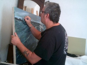 Meistarklase glezniecībā ar Francisco J. Mendozu