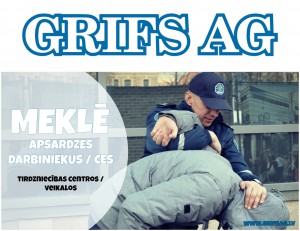 Meklē apsardzes darbiniekus / ces