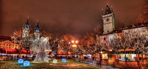 Огни Рождественнской Праги