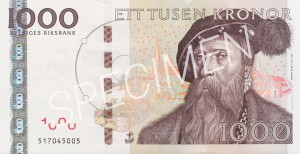 Покупаю Шведскую1000 бумажную банкноту