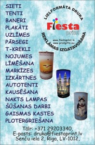 Reklāmas izgatavošana, druka, UV