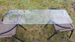 RETRO auto vējstikls. Oriģināls, labā stāvoklī  1160mm x 365mm x 4,7mm