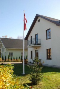 Stiklšķiedras karoga masts